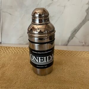 Oneida Stainless Steel Cocktail Shaker